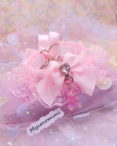 Gummy bear kitten play collar - kitten,