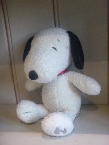 Snoopy dog plushie with red - dog,