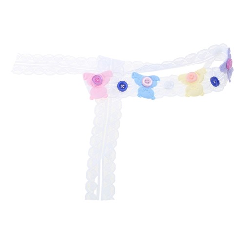 Lovely lace tied collar - lace,