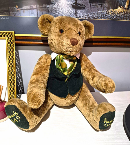 Harrods 1999 brown teddy bear - harrods,