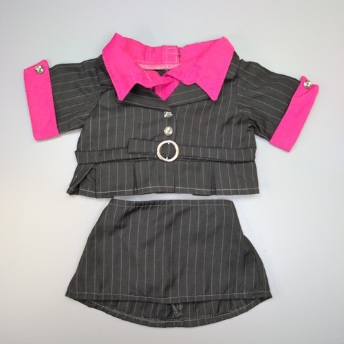 Bear factory black pinstripe - black,