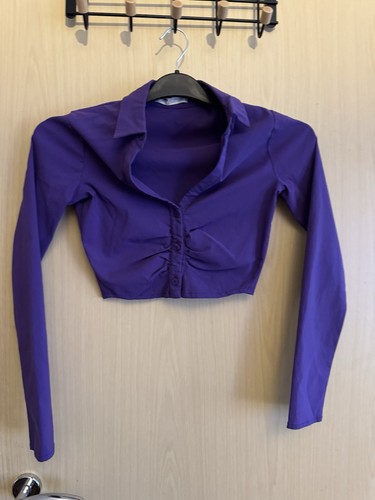 Pull bear purple cropped - pull,