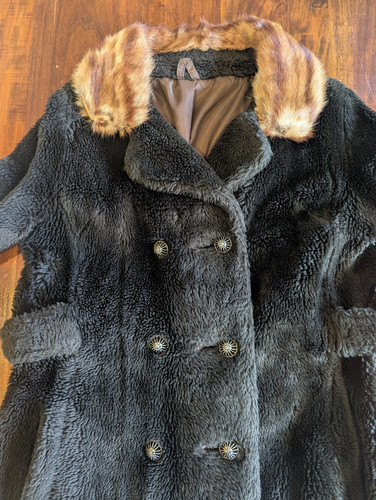 Vintage 1960s teddy bear fur - 1960s,