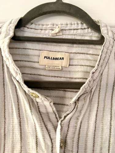 Pull bear men white - men's, white/grey