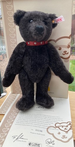 Steiff teddybar schwarz black - steiff,